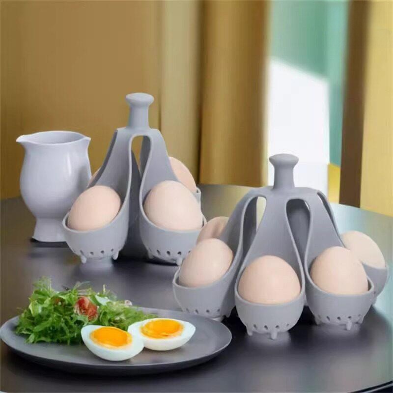 Storage Food Tray - Food Grade Silicone Egg Cooker Stand