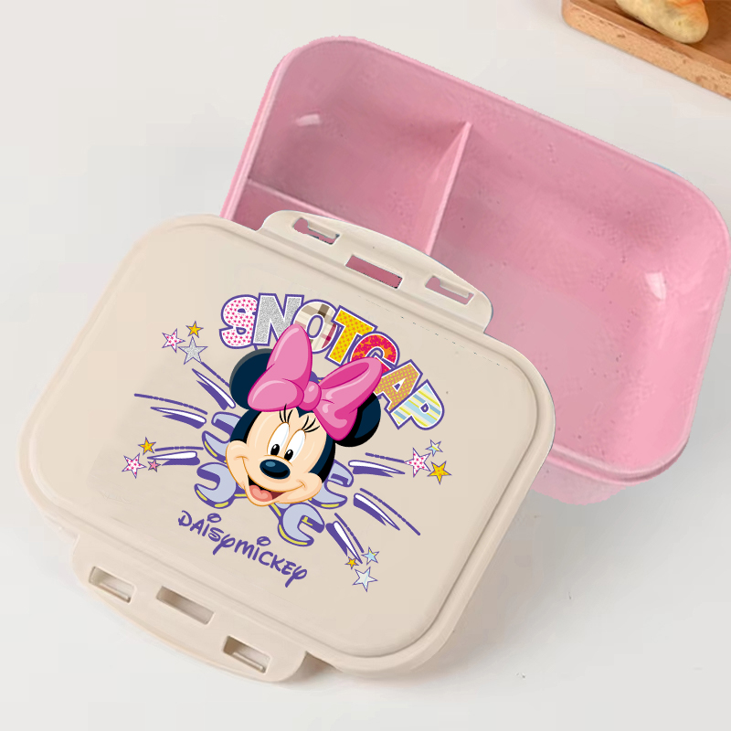 Food Storage And Containers - Minnie Mouse Pink Disney Cartoon Lunch