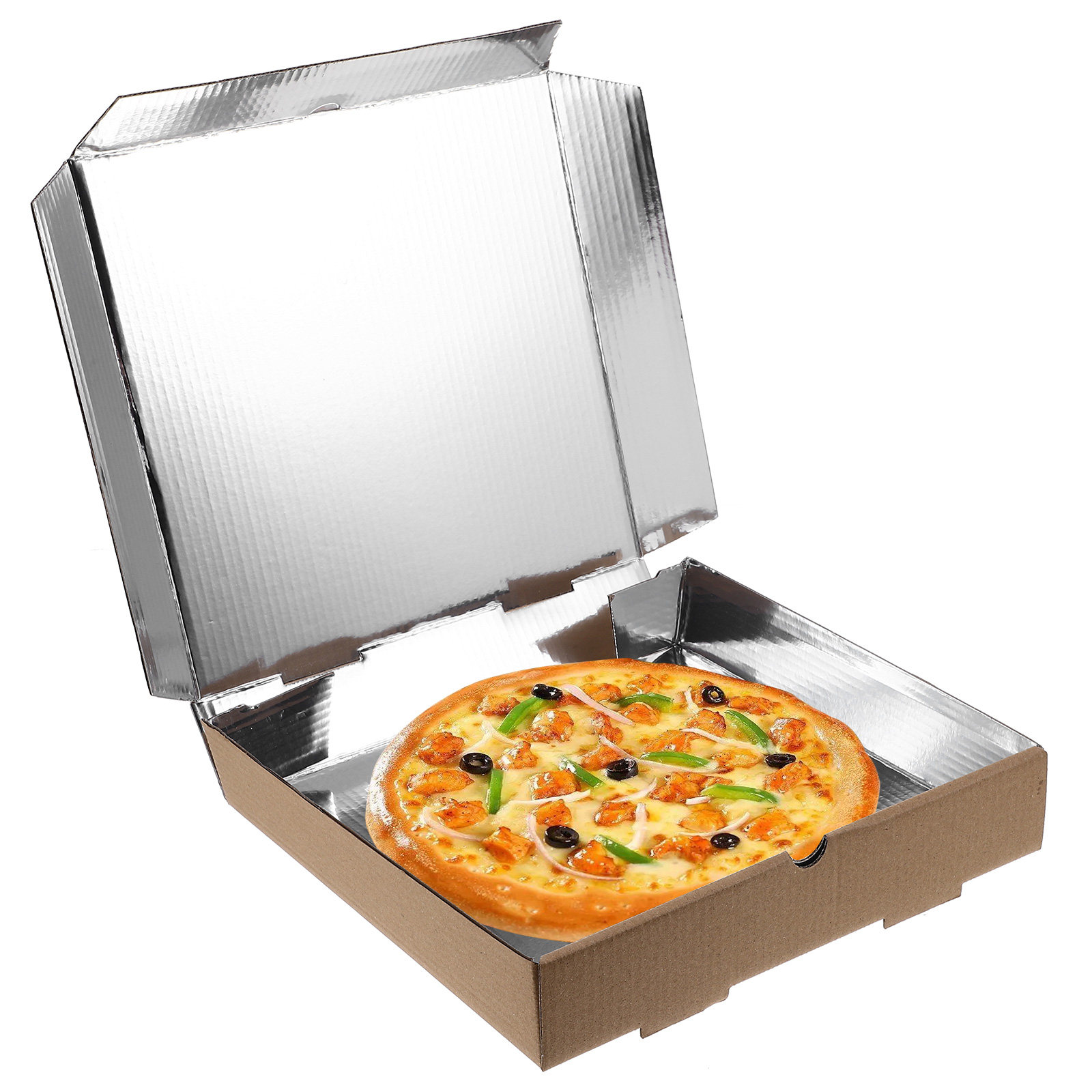 Storage Food Tray - 10pcs Pizza Box Thick Corrugated Takeaway