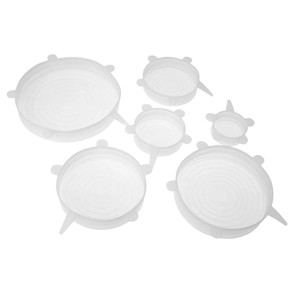 Silicone Stretch Lid - 2PCS Silicone Covers Adaptable Silicone Lids