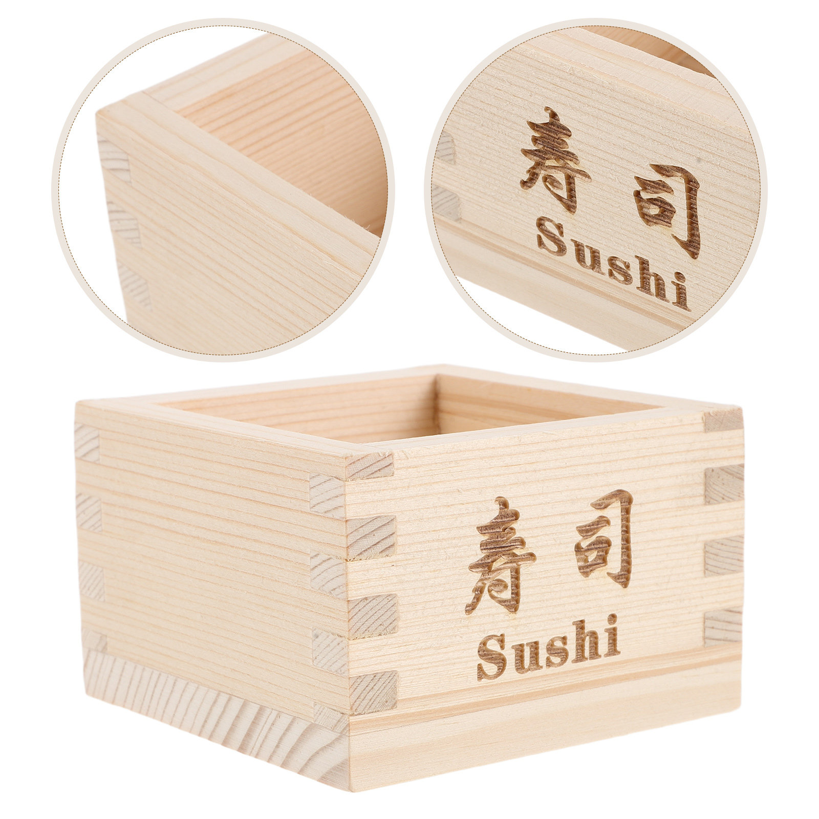 Storage Food Tray - Japanese Masu Sake Cup Wooden Masu