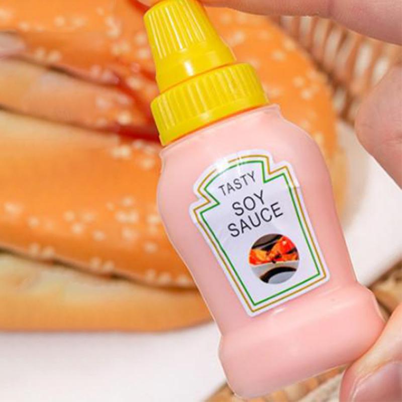 Salad Dressing Bottle - Multifunctional Squeeze Sauce Bottle For Seasoning