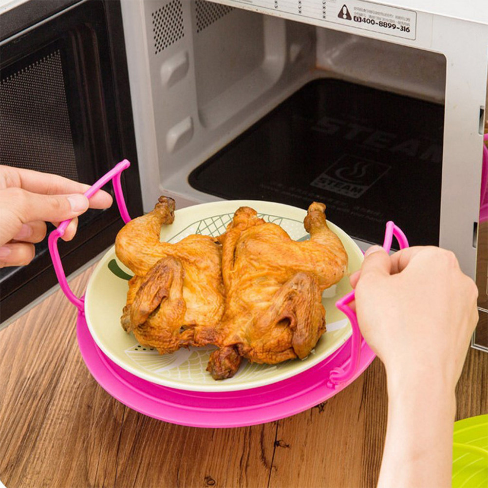 Storage Food Tray - Dish Storage Rack Kitchen Steamer Tray