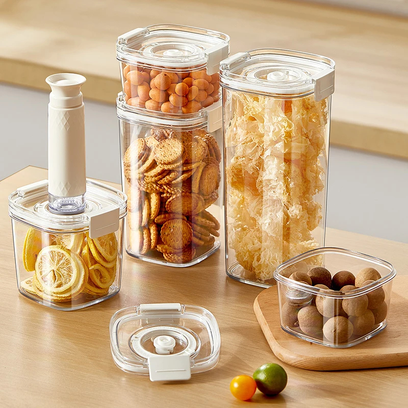 Food Storage Vacuum Containers - Moisture-Proof Vacuum Seal Storage Box Electric