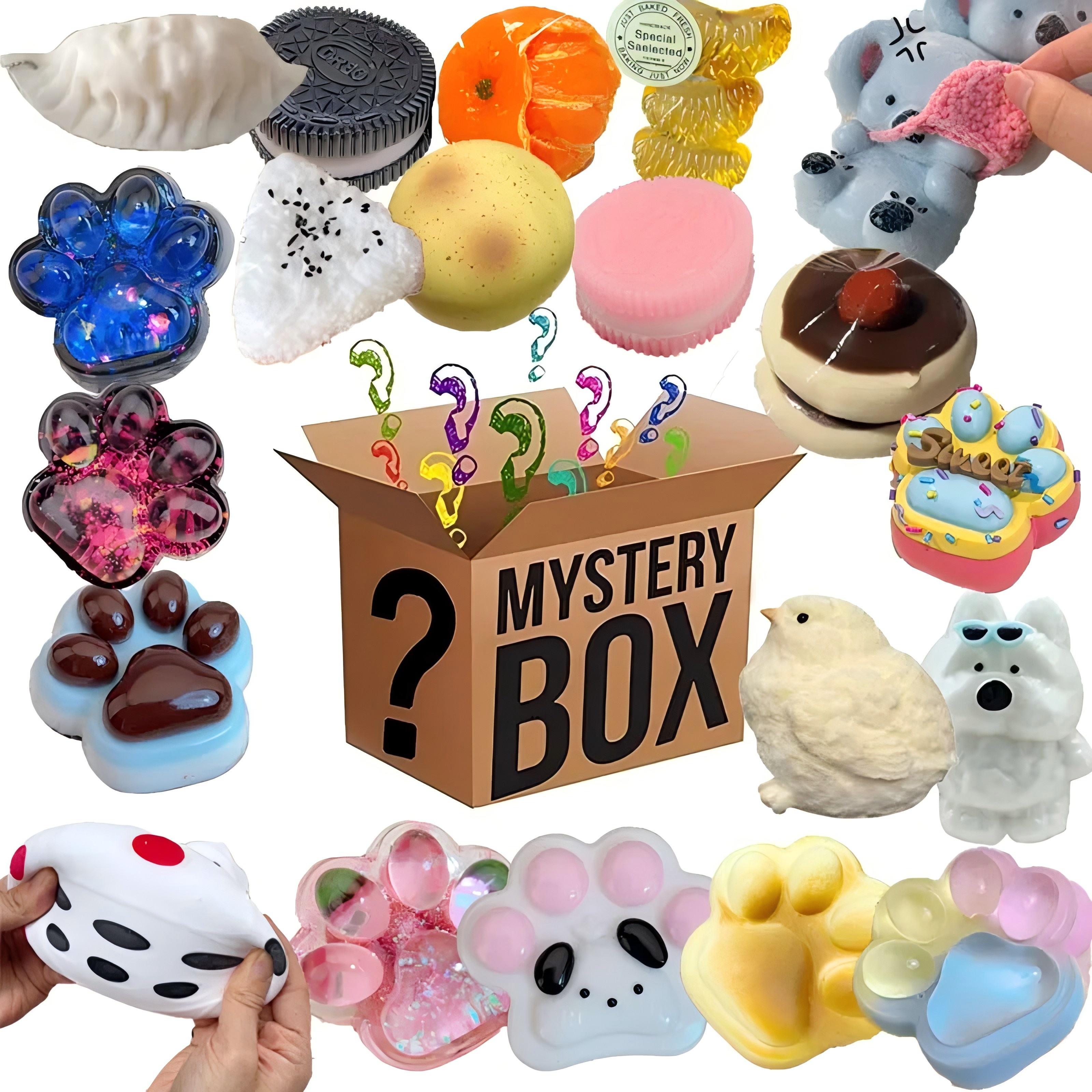 Food Storage And Containers - Mystery Fidget Toy Blind Box ,Simulated