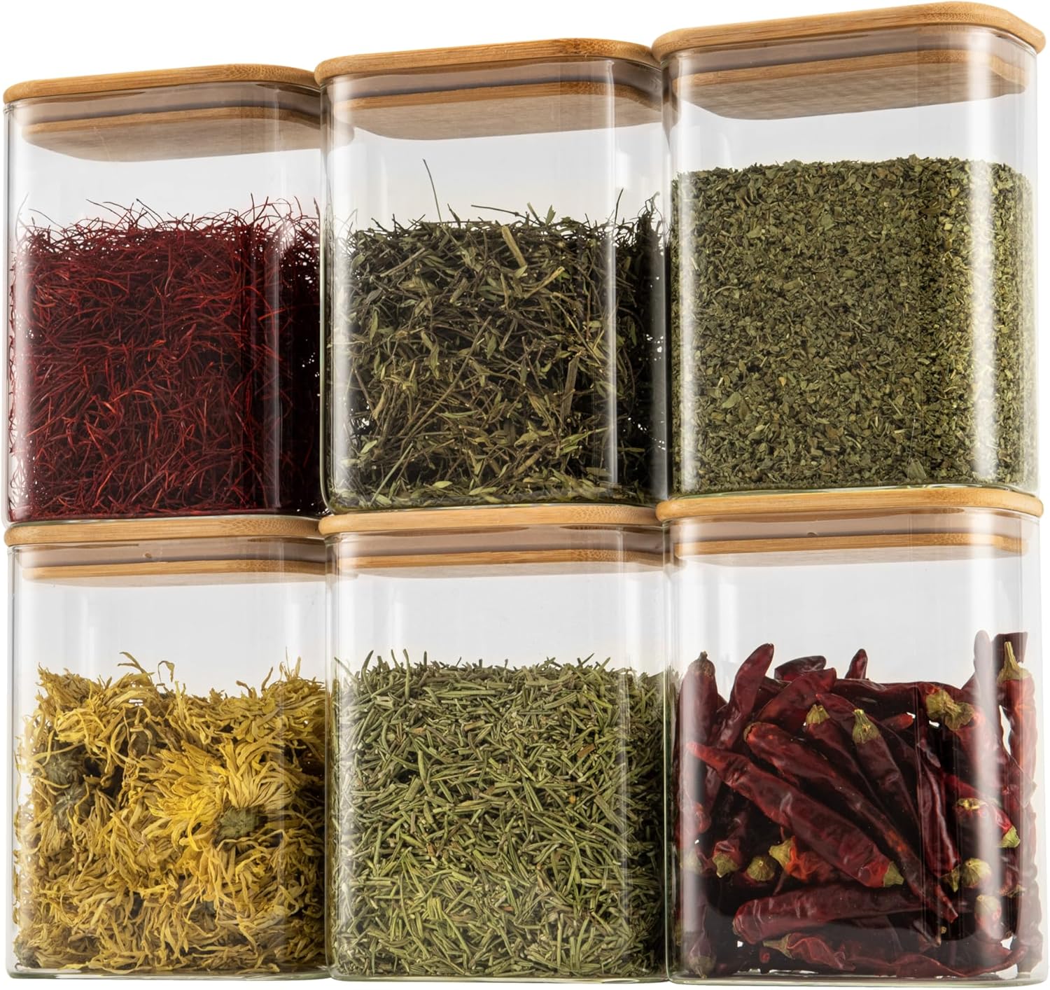 Food Storage And Containers - 37oz Rectangle Airtight Glass Storage Containers