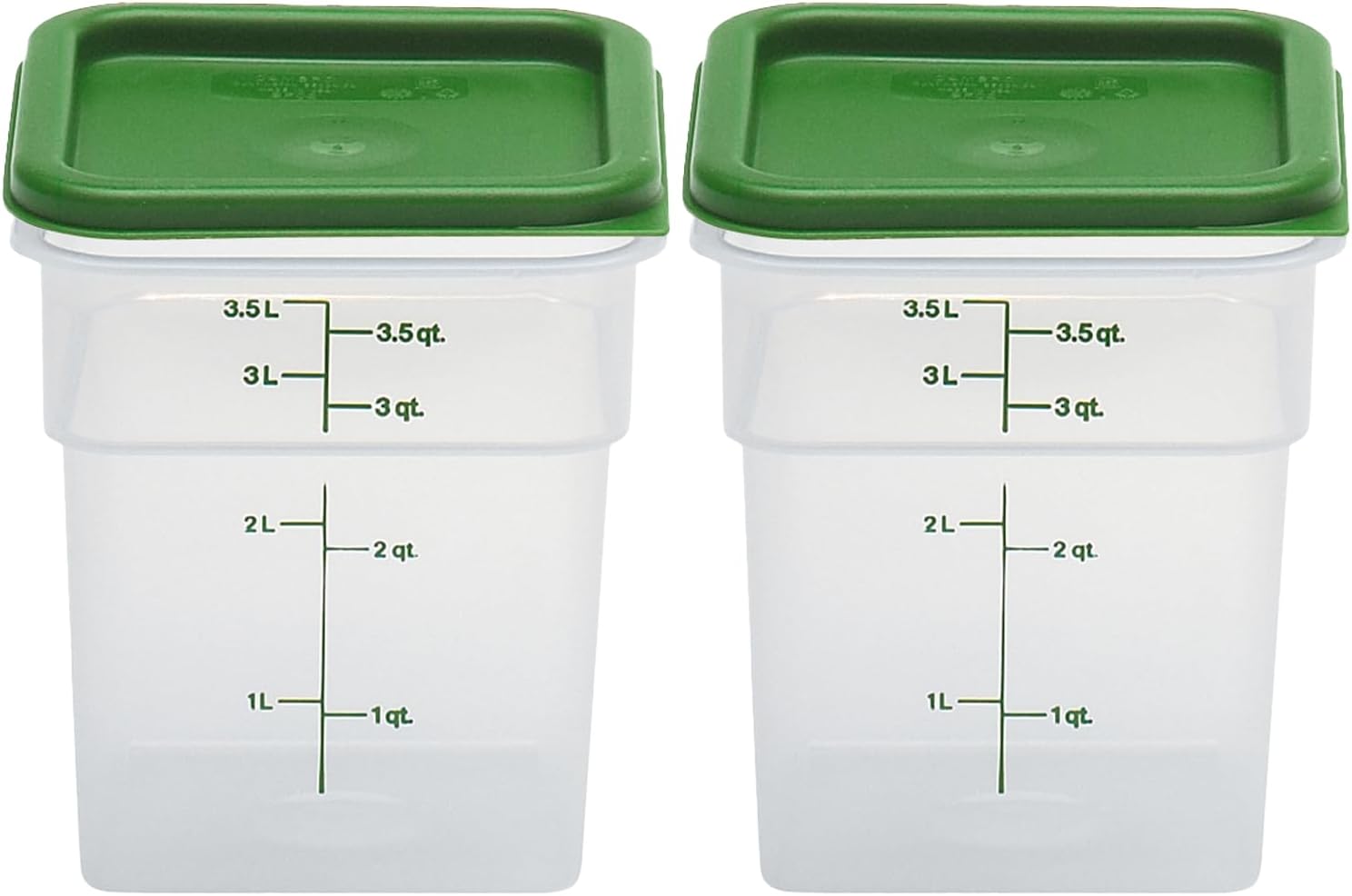 Food Storage Quart Containers - Square Food Storage Containers with Lids,