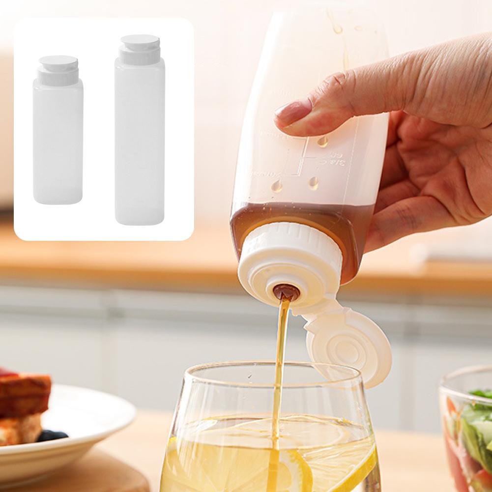 Salad Dressing Bottle - Upgraded Sauce Squeezing Bottle Kitchen Visible