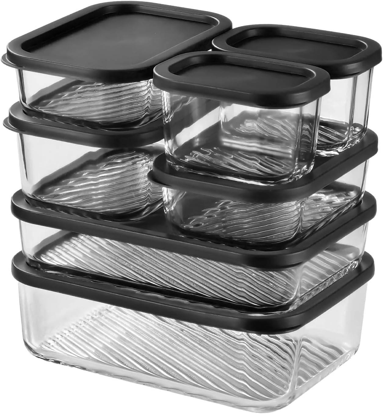 Glass Meal Prep Container - 7 Pack Glass Meal Prep Containers
