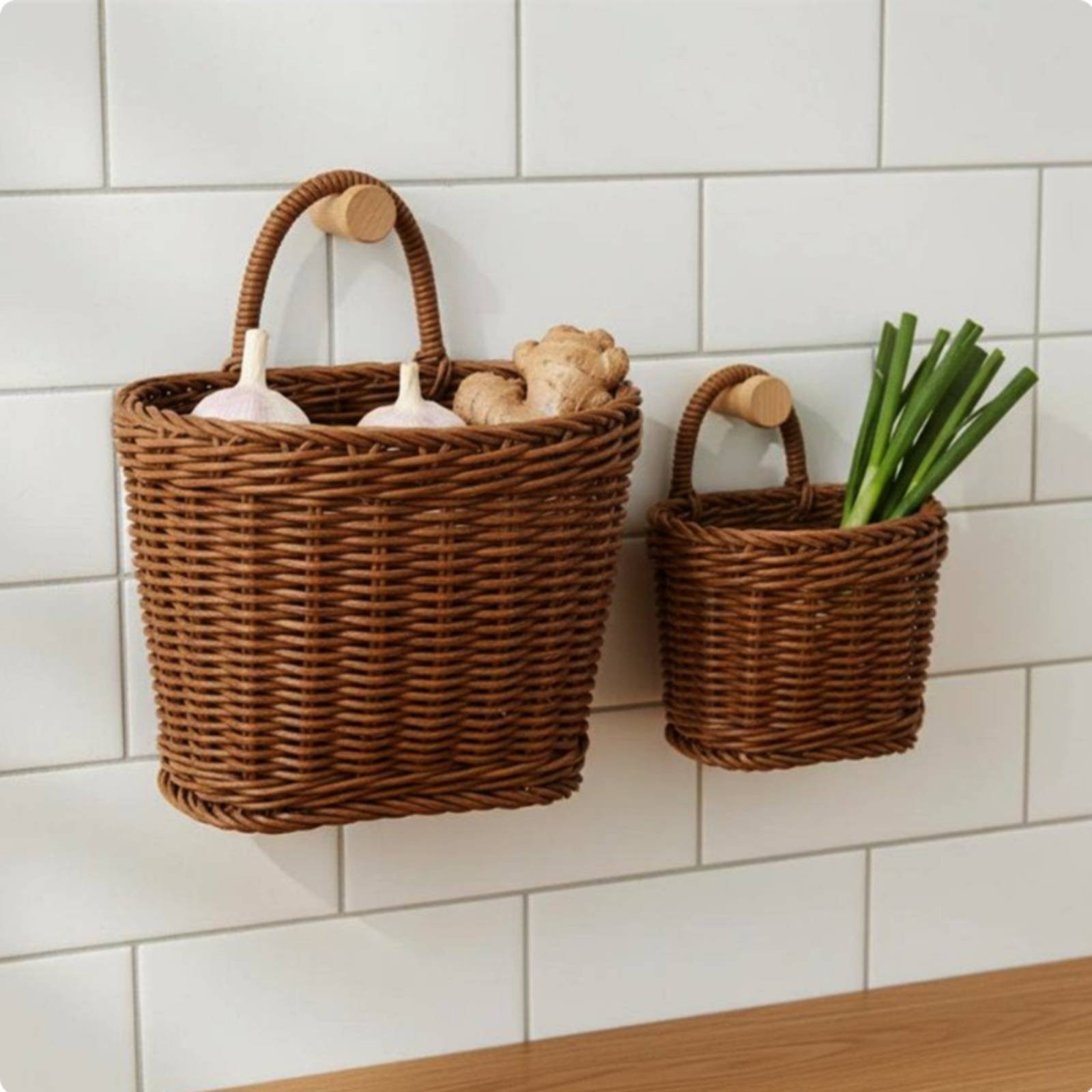 Food Storage Roots - Onion Aromatic Root Hanging Holder Rustic