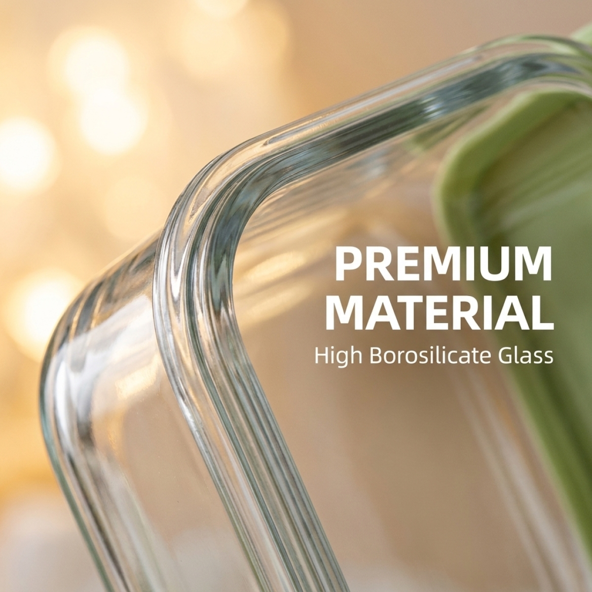 BPA-Free Green Glass Lunch Box - Glass Meal Prep Container review and price