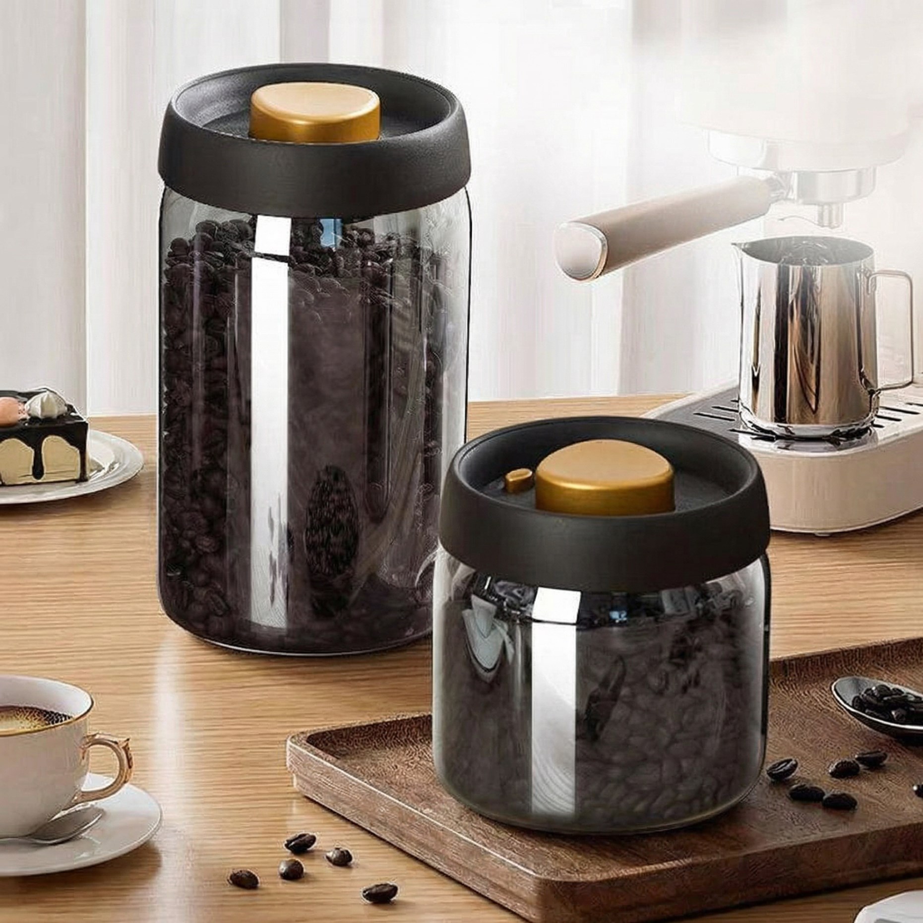 Vacuum Coffee Canister Press-T - Food Storage Vacuum Containers review and price