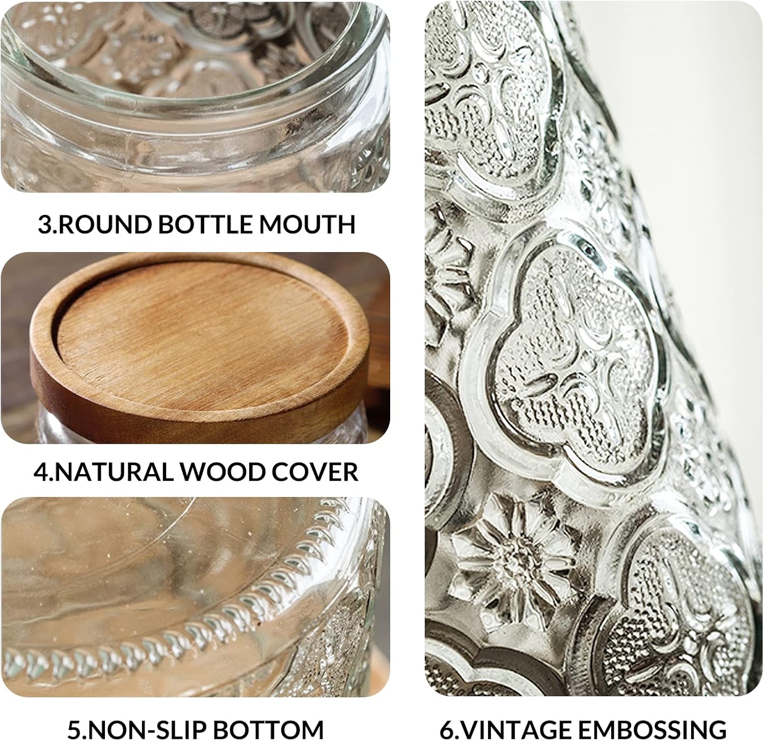 35oz/1000ml Glass Storage Jars - Food Storage And Containers review and price