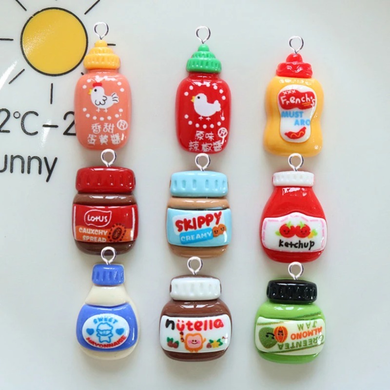 10pcs Funny Cartoon Bread Sauc - Salad Dressing Bottle review and price