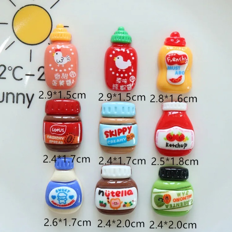 10pcs Funny Cartoon Bread Sauc - Salad Dressing Bottle review and price