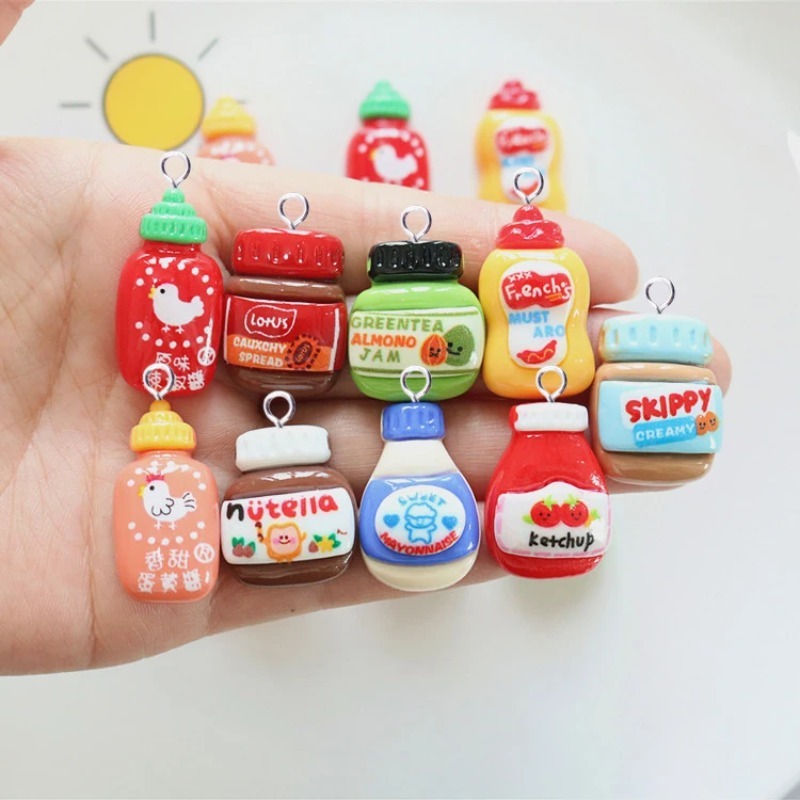 10pcs Funny Cartoon Bread Sauc - Salad Dressing Bottle review and price
