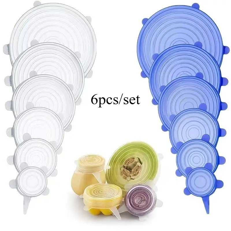 6pcs Reusable Silicone Fresh-K - Silicone Stretch Lid review and price