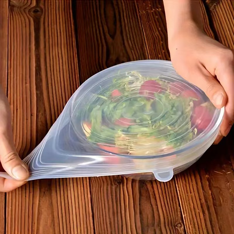 6pcs Reusable Silicone Fresh-K - Silicone Stretch Lid review and price