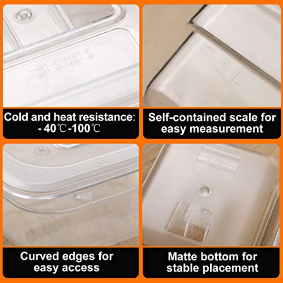 8 Pcs 1/6 Size, 2.6 Inch Deep  - Food Storage For Restaurant review and price