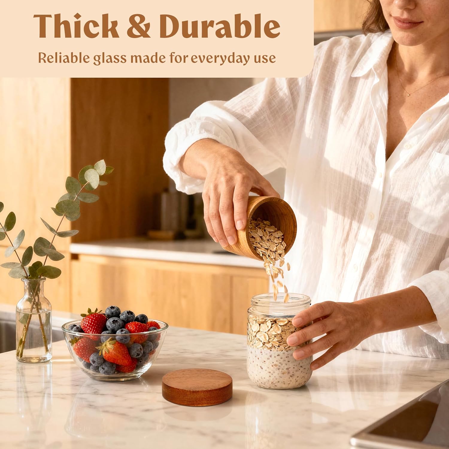 Overnight Oats Containers with - Glass Meal Prep Container review and price