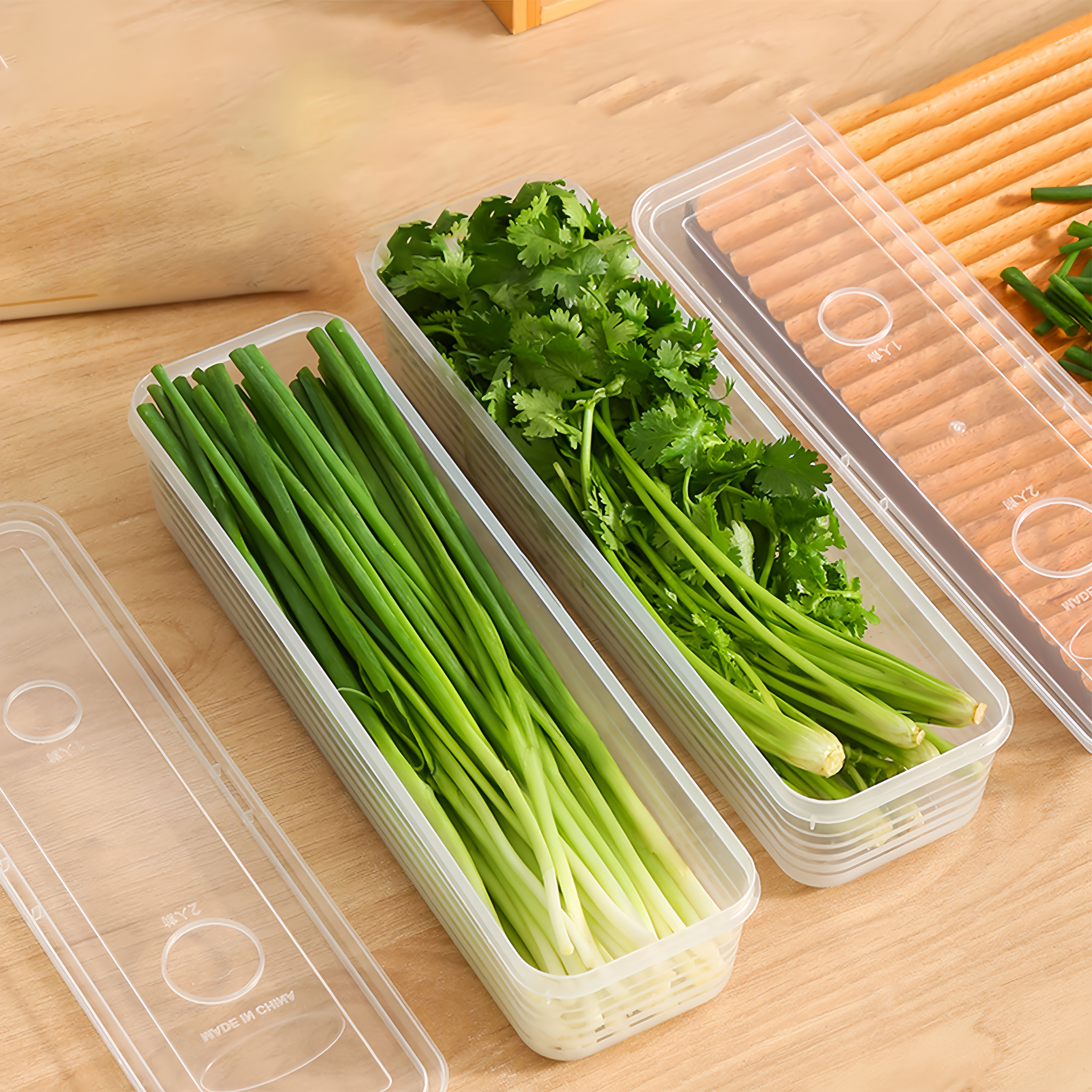 2/4/6pcs Food Vegetable Storag - Food Storage For Refrigerator review and price