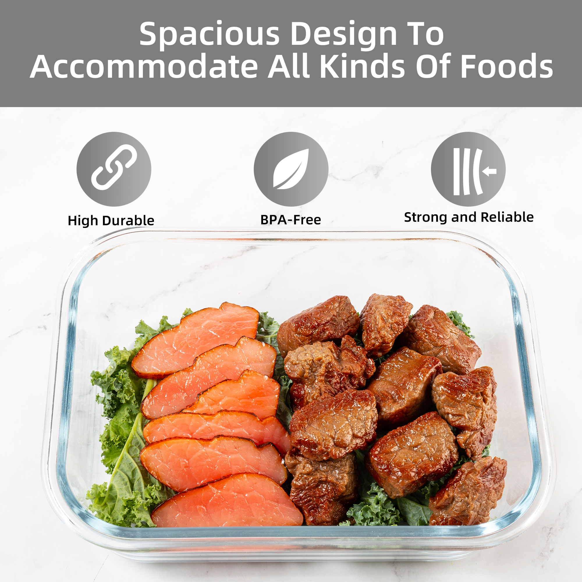 16-Piece Glass Food Storage Co - Glass Meal Prep Container review and price
