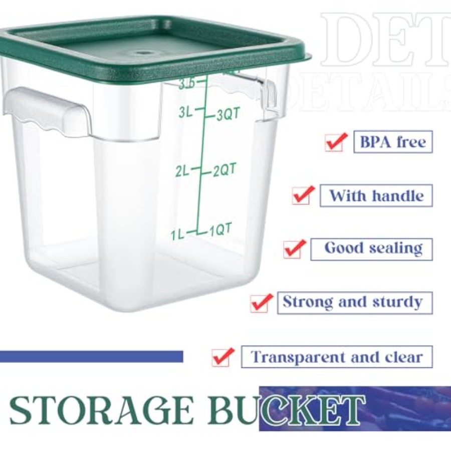 8 Set Square Food Storage Cont - Food Storage Quart Containers review and price
