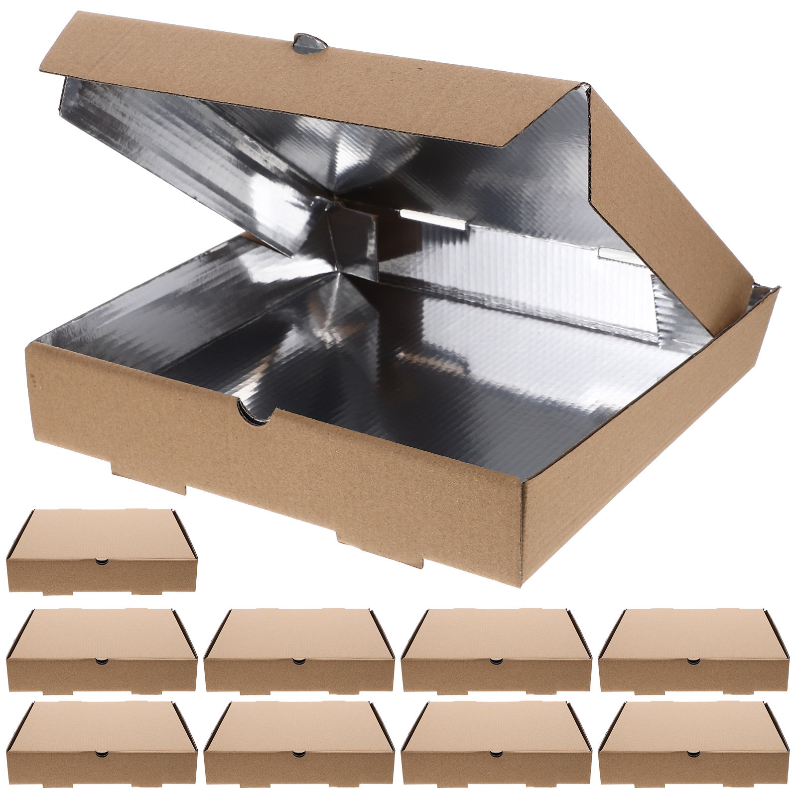 10pcs Pizza Box Thick Corrugat - Storage Food Tray review and price