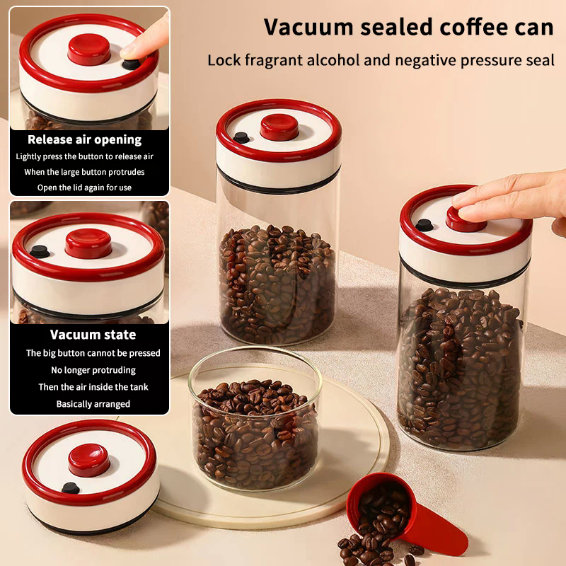 Coffee Beans Vacuum Sealed Tan - Food Storage Vacuum Containers review and price