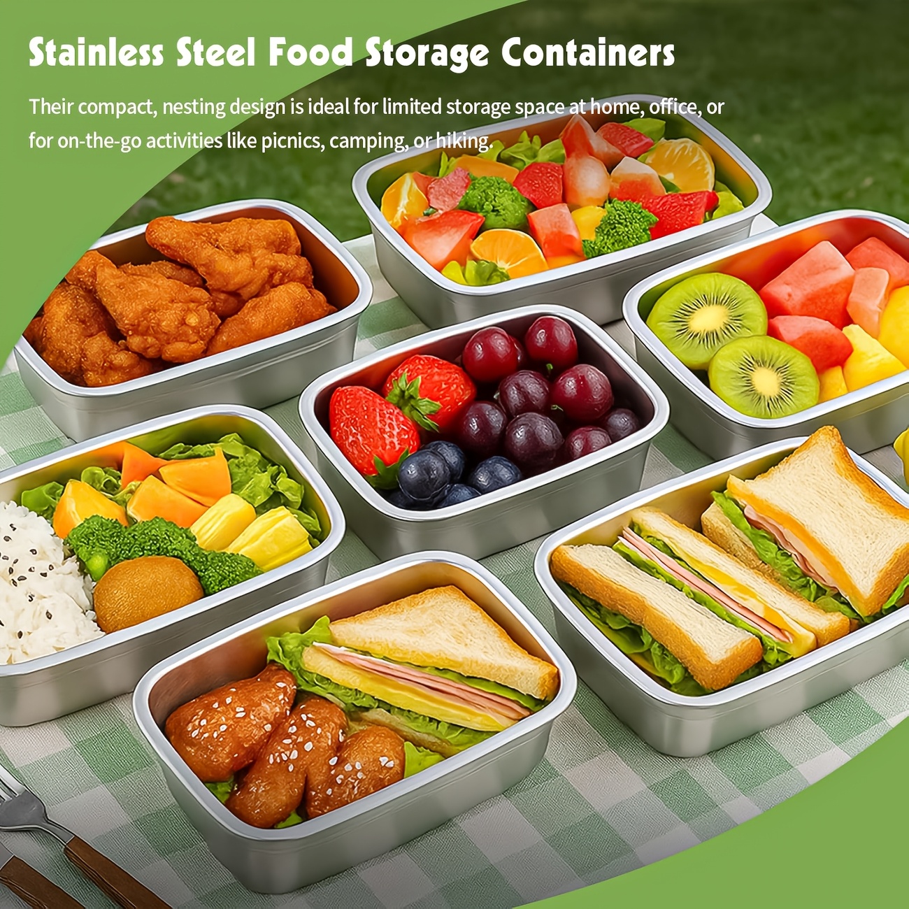 10-Piece Stainless Steel Food  - Food Storage For Restaurant review and price