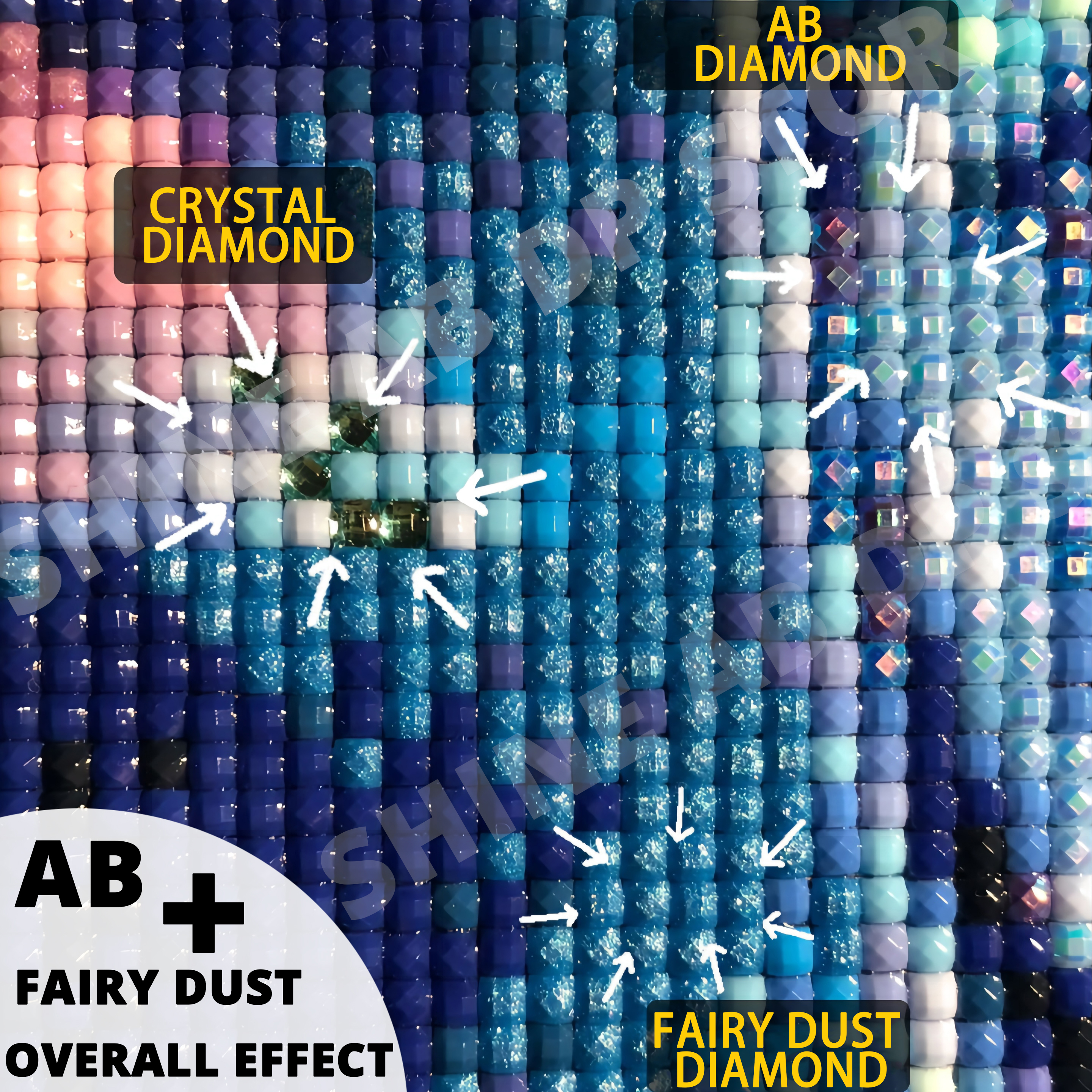 Resin Fairy Dust AB Bread Food - Food Storage For Restaurant review and price