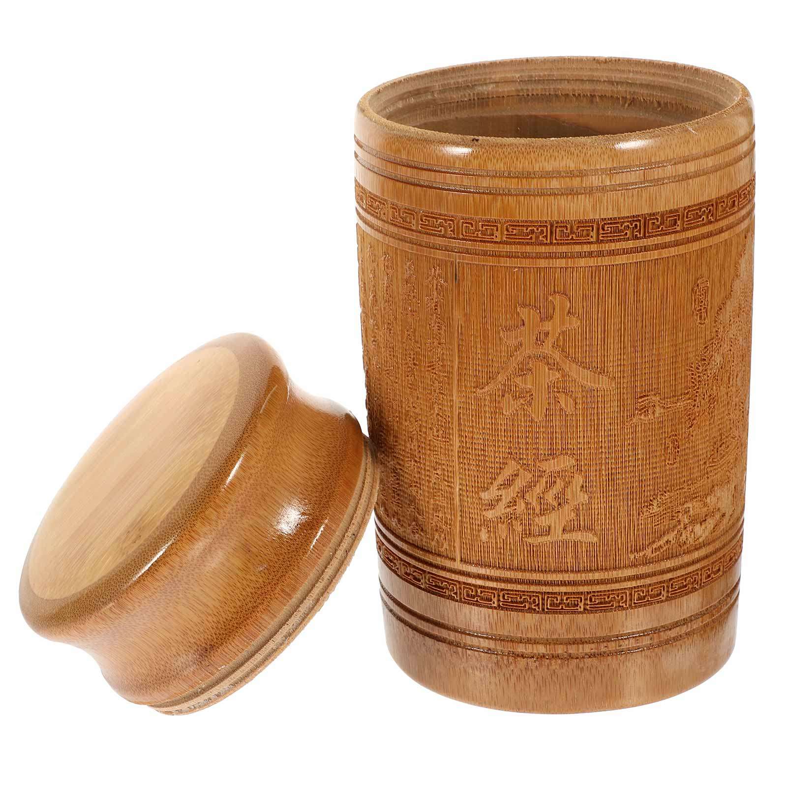 Bamboo Tea Canister Premium St - Food Storage For Restaurant review and price