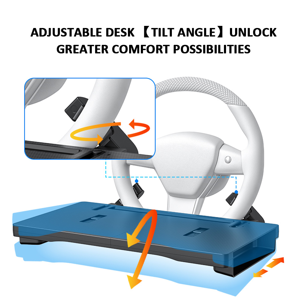 2-in-1 Foldable Car Steering W - Storage Food Tray review and price