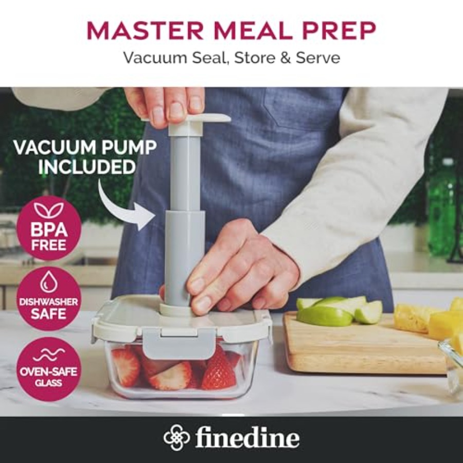 Vacuum Seal Glass Food Storage - Food Storage Vacuum Containers review and price