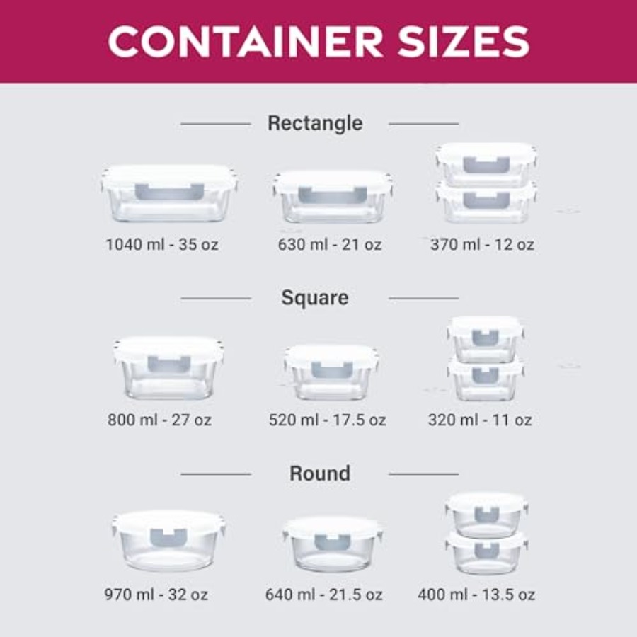 Vacuum Seal Glass Food Storage - Food Storage Vacuum Containers review and price