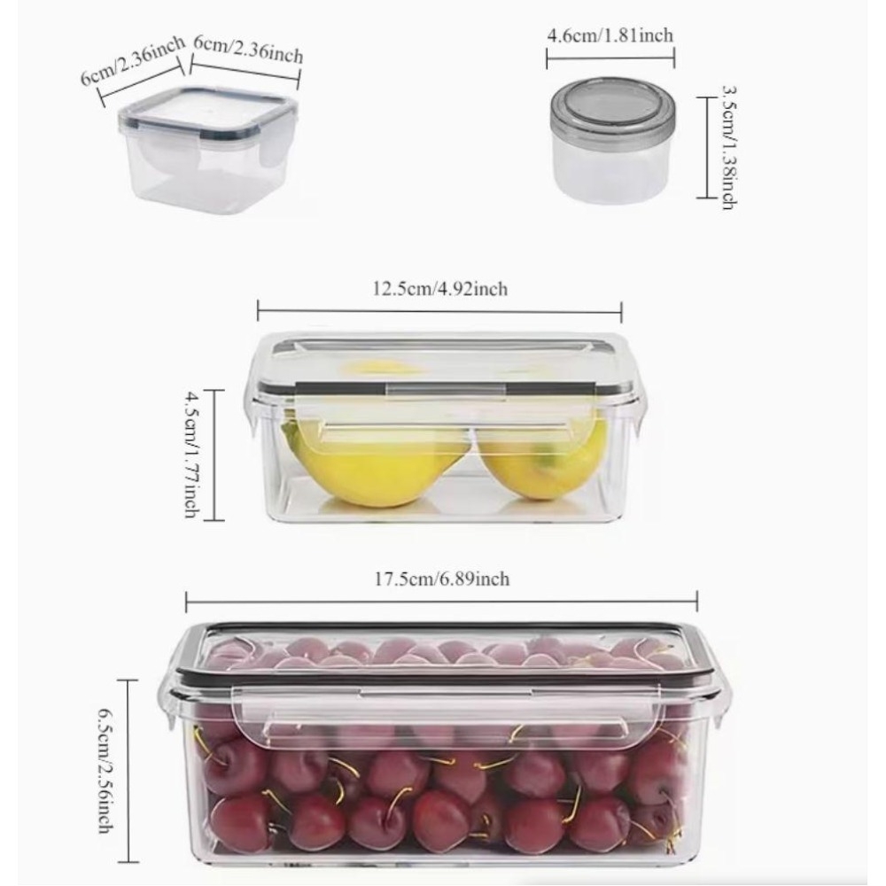 4-Piece Clear Food Storage Con - Glass Meal Prep Container review and price