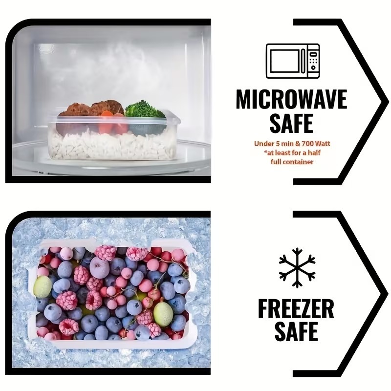 4-Piece Clear Food Storage Con - Glass Meal Prep Container review and price