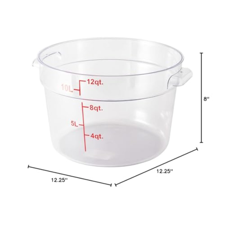 Met Lux 12 Quart Food Storage  - Food Storage Quart Containers review and price