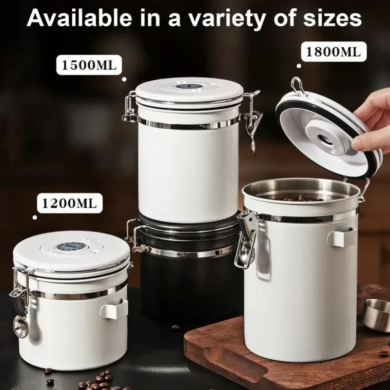 304 Stainless Steel Coffee Bea - Food Storage Vacuum Containers review and price