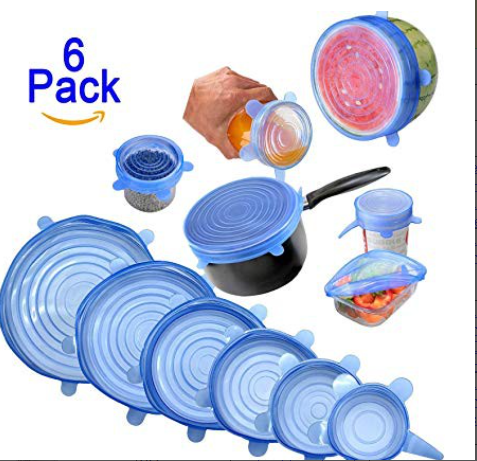 6pcs Silicone Preservation Cov - Silicone Stretch Lid review and price