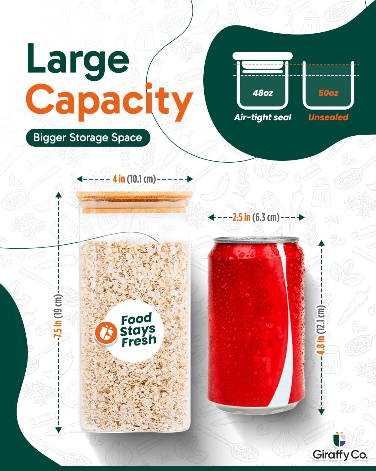 Glass Food Storage Jars with A - Food Storage And Containers review and price