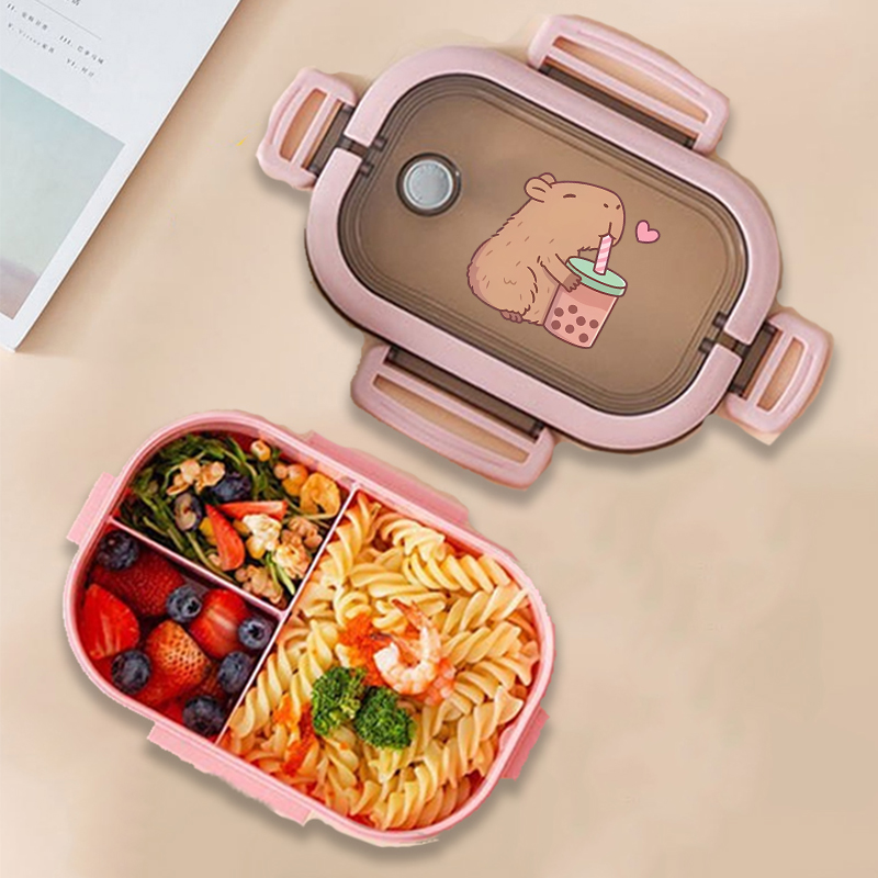 Capybara Bento Lunch Box Anime - Food Storage And Containers review and price