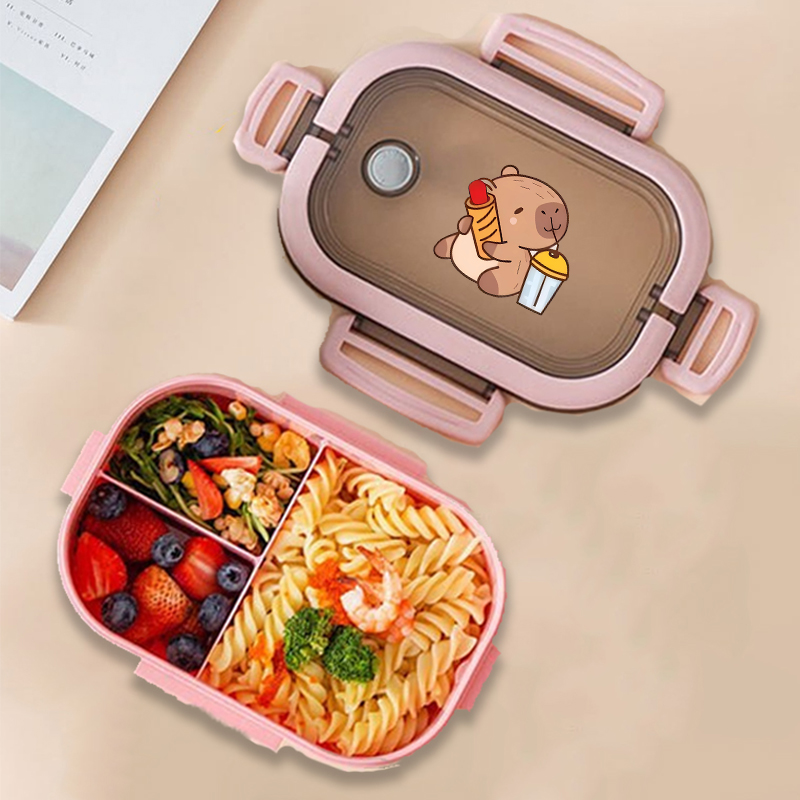 Capybara Bento Lunch Box Anime - Food Storage And Containers review and price