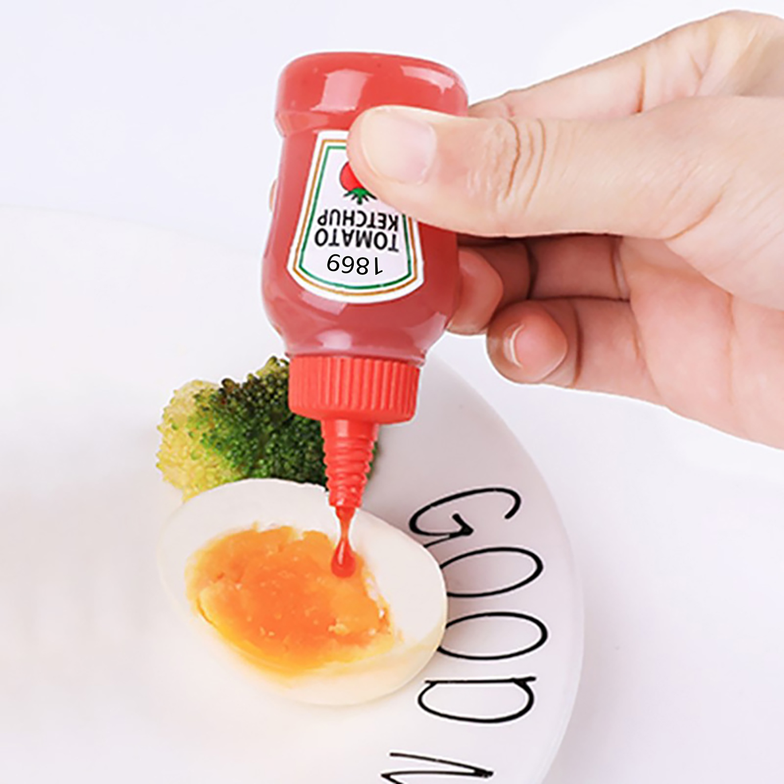 2pcs/set 25ML Mini Tomato Ketc - Salad Dressing Bottle review and price