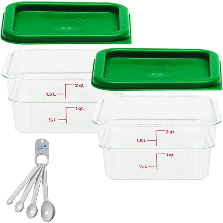 Cambro Polycarbonate Square 2  - Food Storage Quart Containers review and price