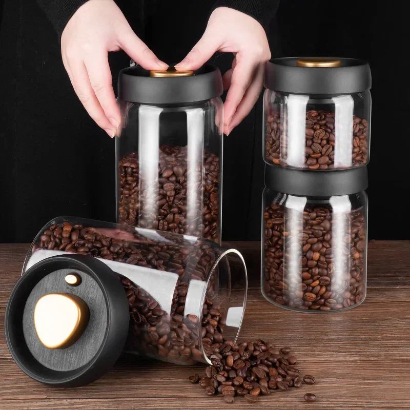 Coffee beans vacuum sealed jar - Food Storage Vacuum Containers review and price