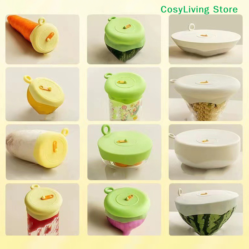 1/3Pcs Silicone Stretch Food   - Silicone Stretch Lid review and price