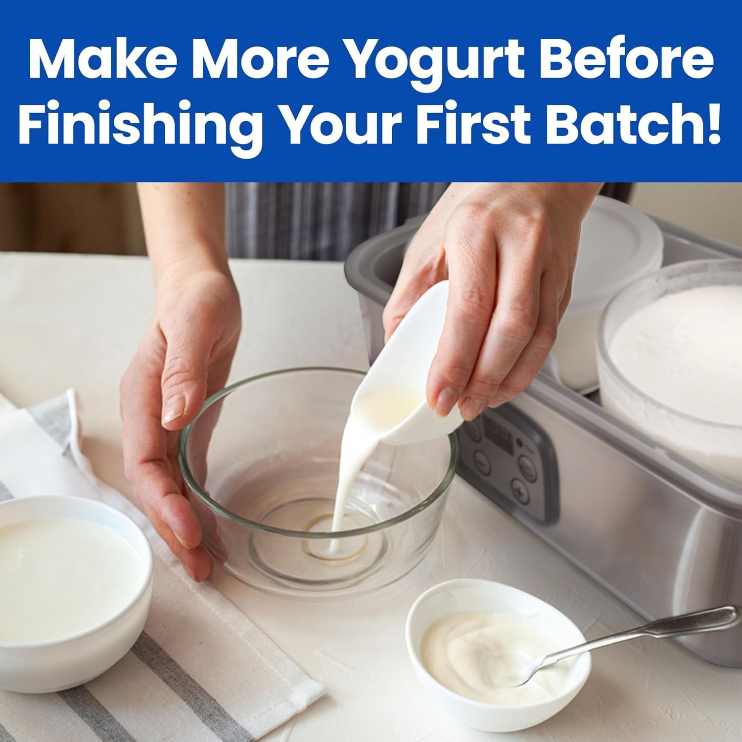 Yogurt Containers 2 Pack, 1-Qu - Food Storage Quart Containers review and price