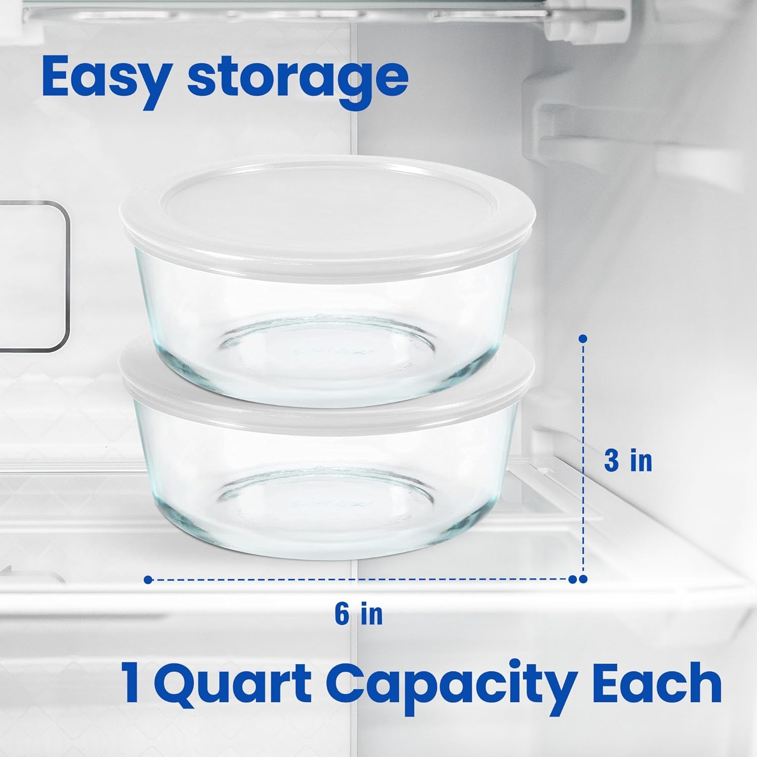 Yogurt Containers 2 Pack, 1-Qu - Food Storage Quart Containers review and price