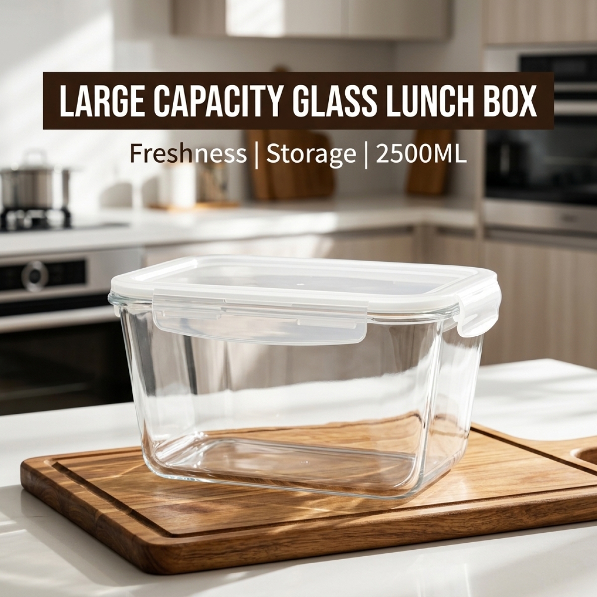 Large Capacity Borosilicate Gl - Glass Meal Prep Container review and price